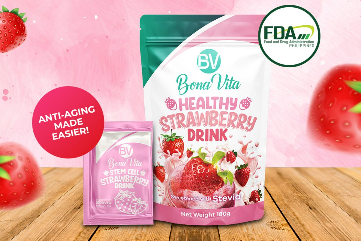 Bona Vita Stem Cell Strawberry Drink