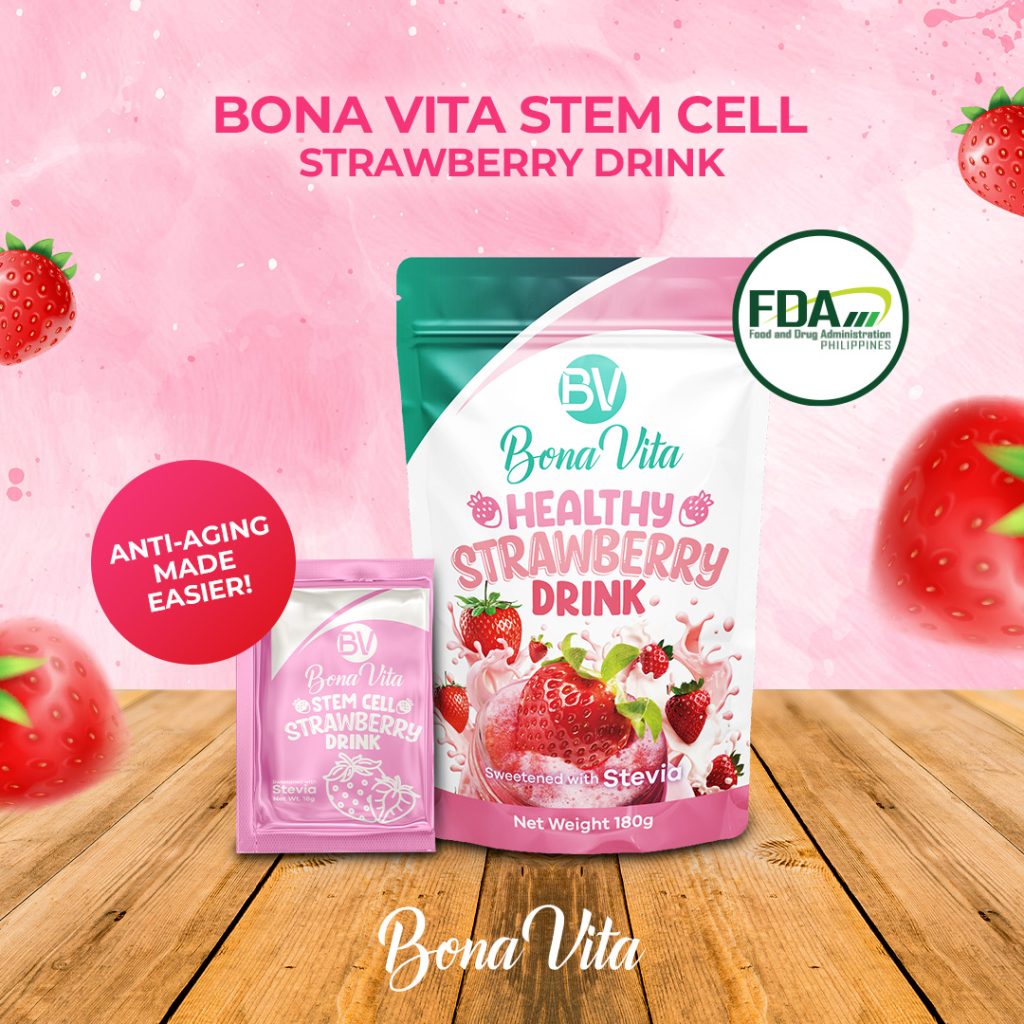 Bona Vita Stem Cell Strawberry Drink