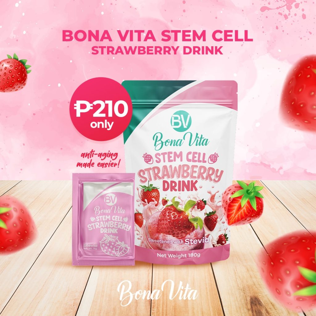 Bona Vita Stem Cell Strawberry Drink
