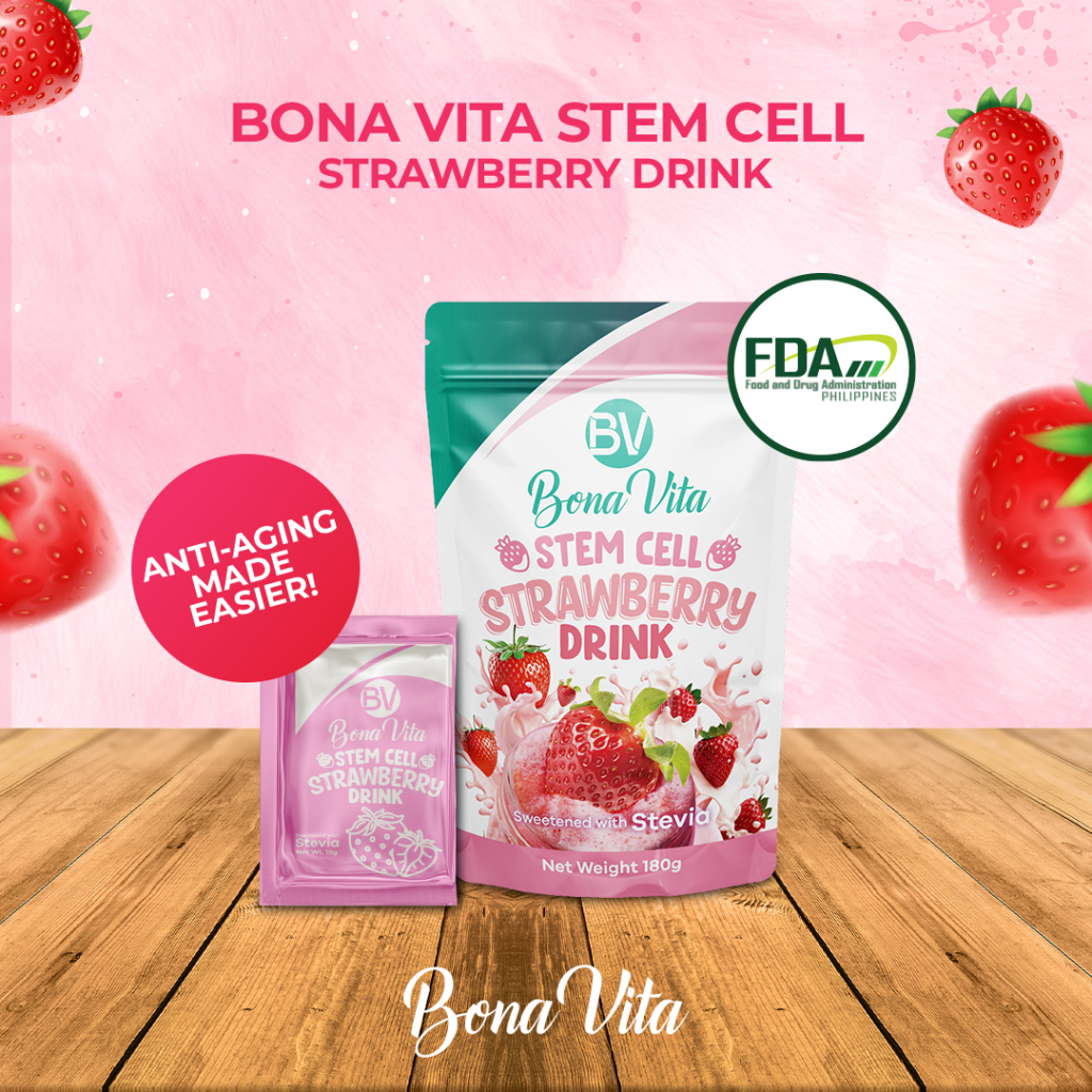 Bona Vita Stem Cell Strawberry Drink